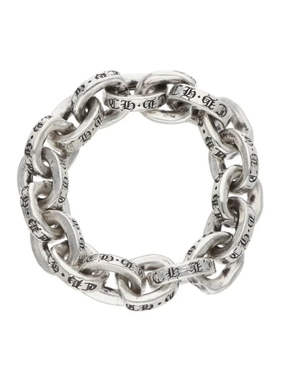 Chrome Hearts Paper Chain Ring Silver